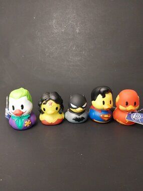 DC Comic 5 Rubber Ducks